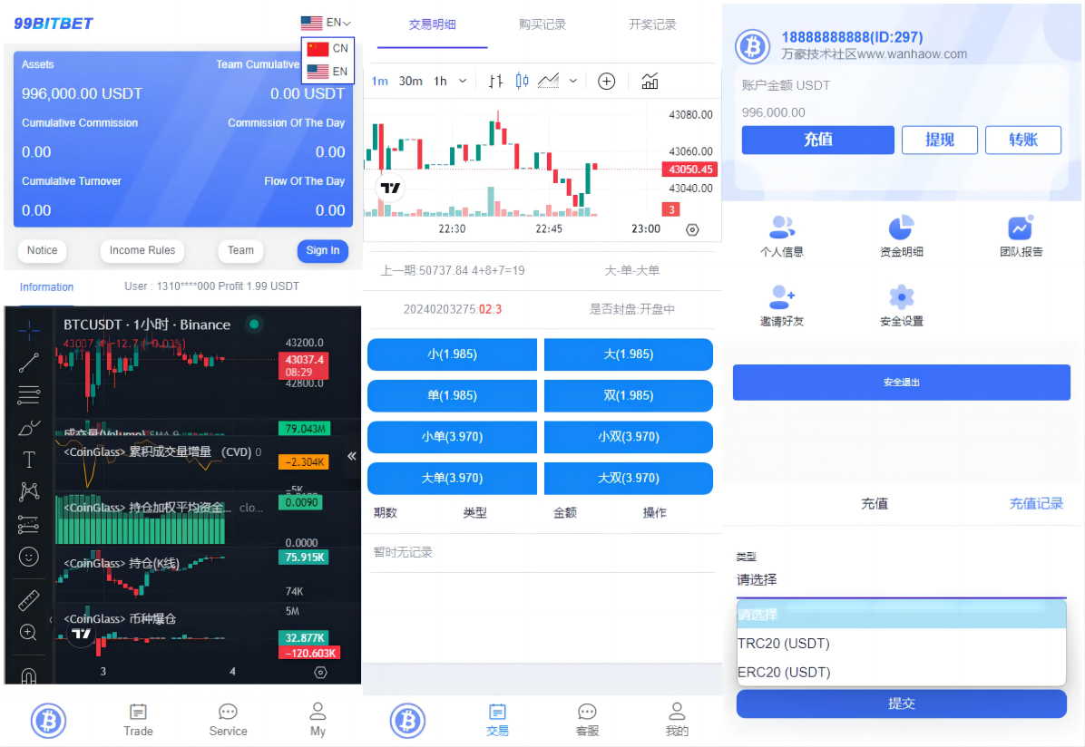 【亲测源码】99bitbet双语言USDT竞猜下注源码